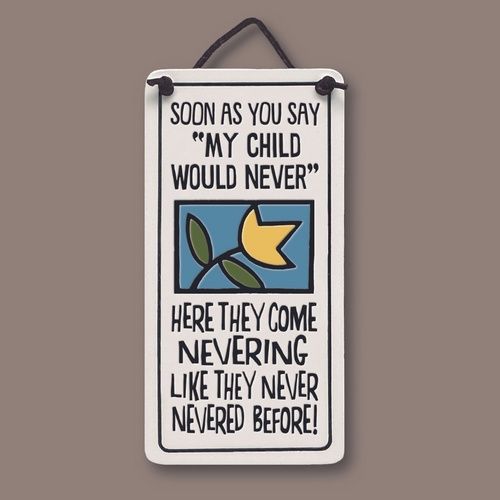 Macone &quot;Nevering&quot; Wall Plaque