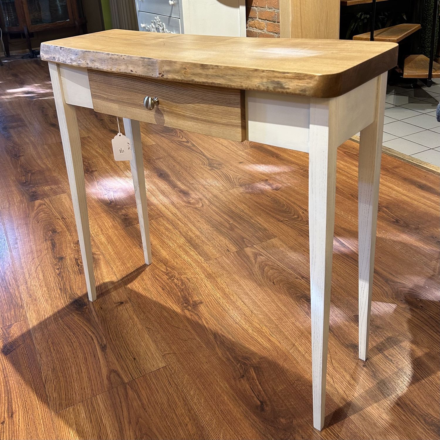 On The Edge Red Maple Entry Table w/ Drawer