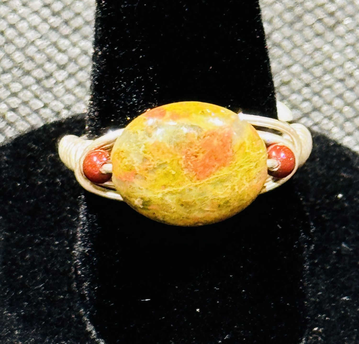 Coller Ring Unakite.