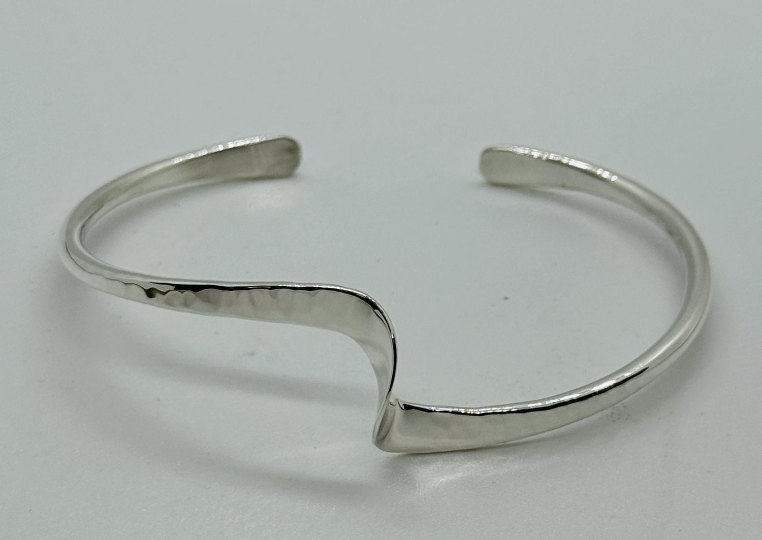 Gray Bracelet Silver Twist