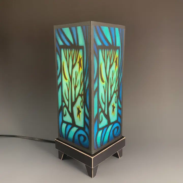 Macone Lamp Star and Tree