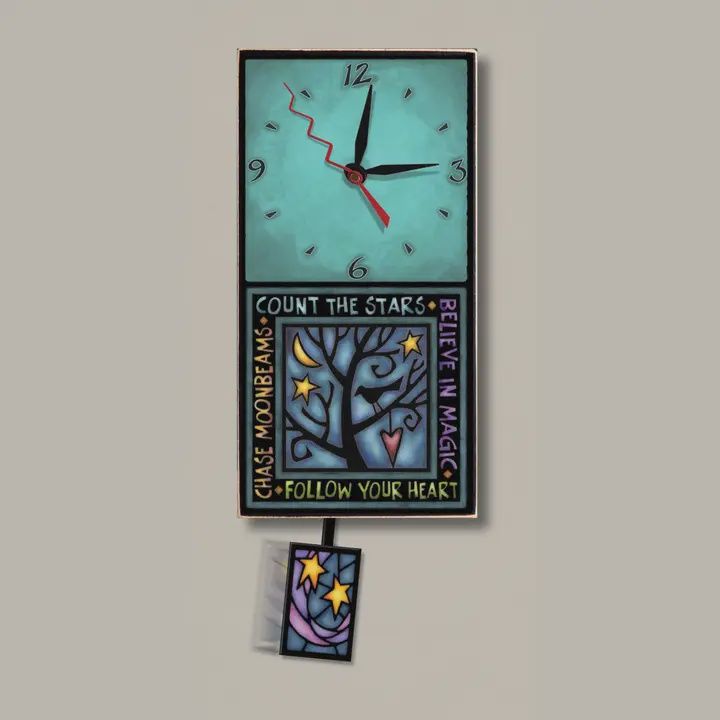 Macone Wall Clock Follow Heart