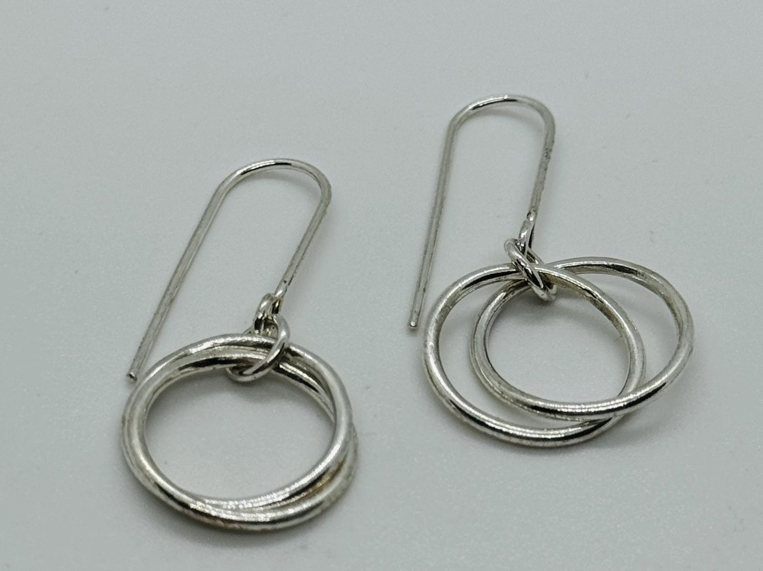 Sunshine Earrings Double Circle Drop