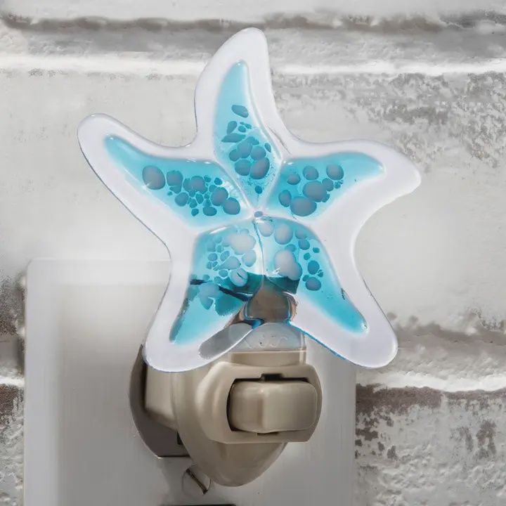 J Devlin Nightlight Starfish Blue