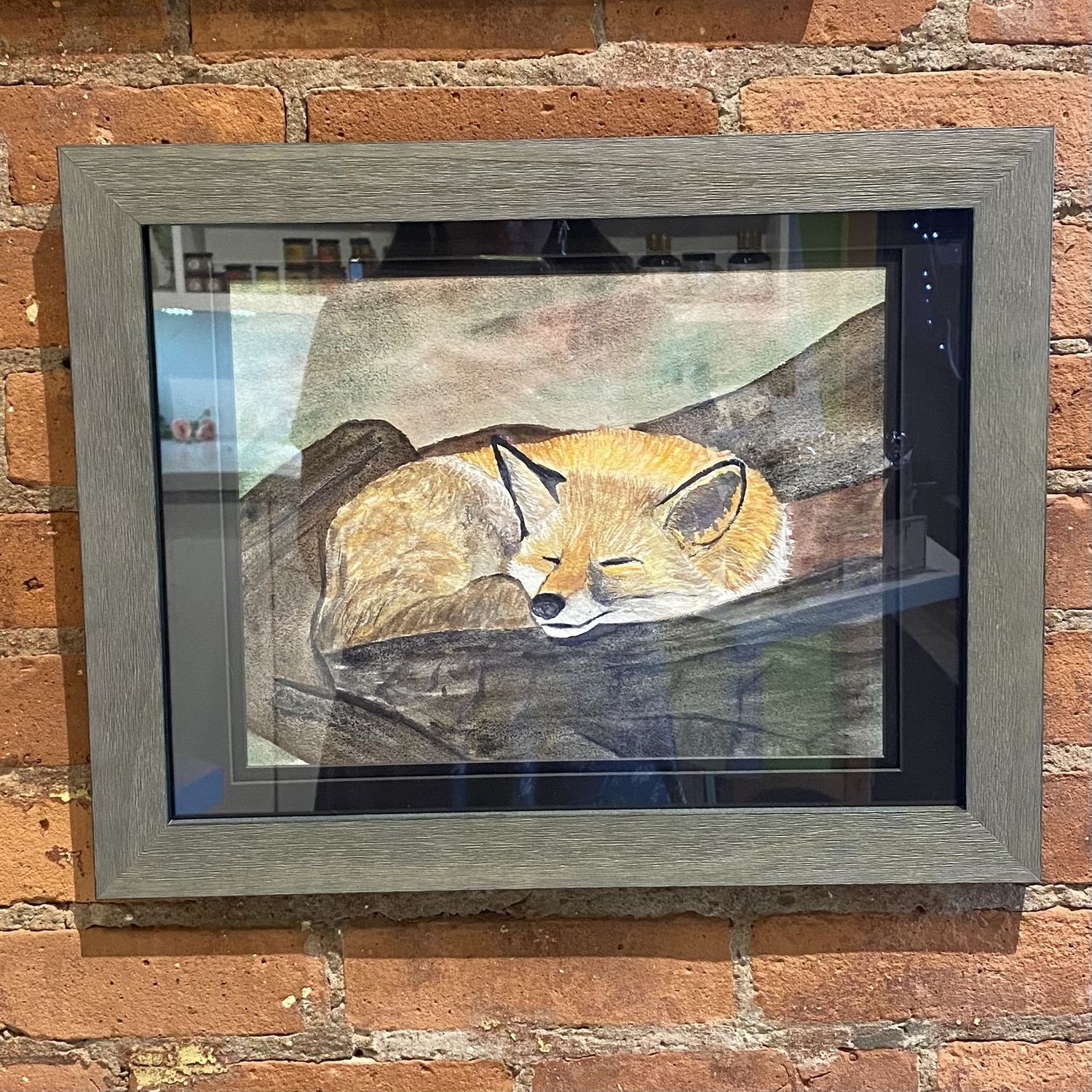 Coller &quot;Sleepy Fox&quot; Painting
