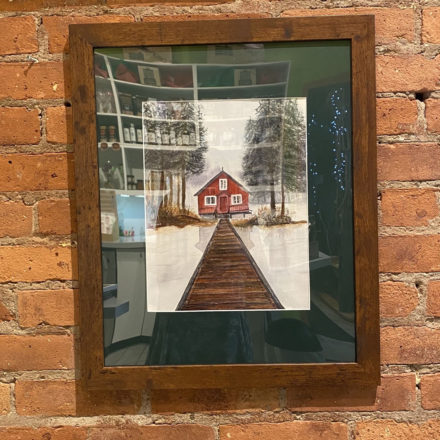 Coller &quot;Cabin Reflection&quot; Painting