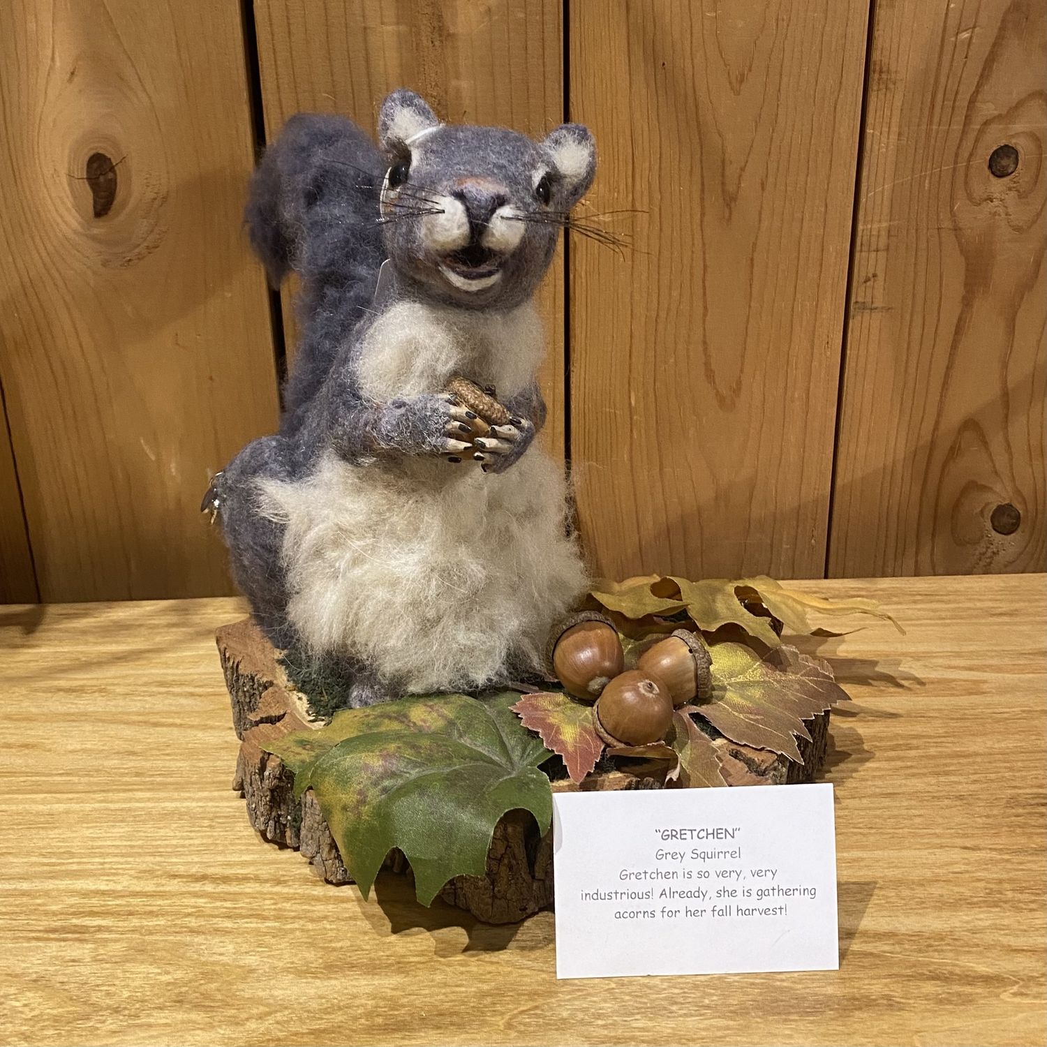 Wright Grey Squirrel Gretchen &quot;Harvest Time&quot;