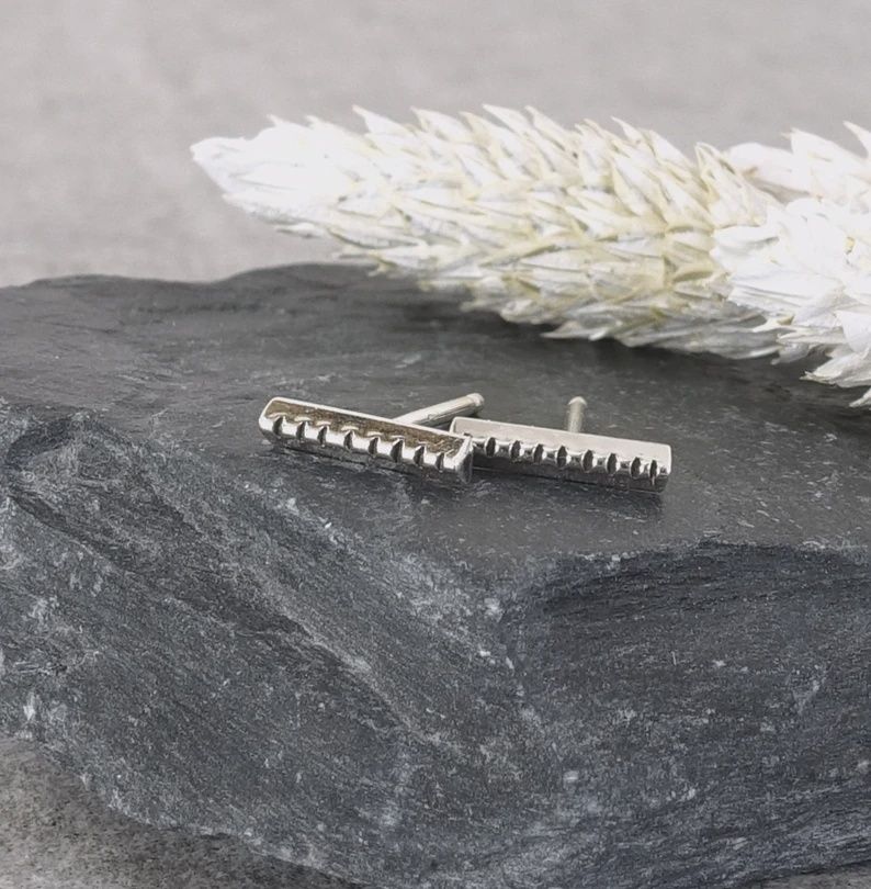 Littoral Earring Mini Post Silver Congruent