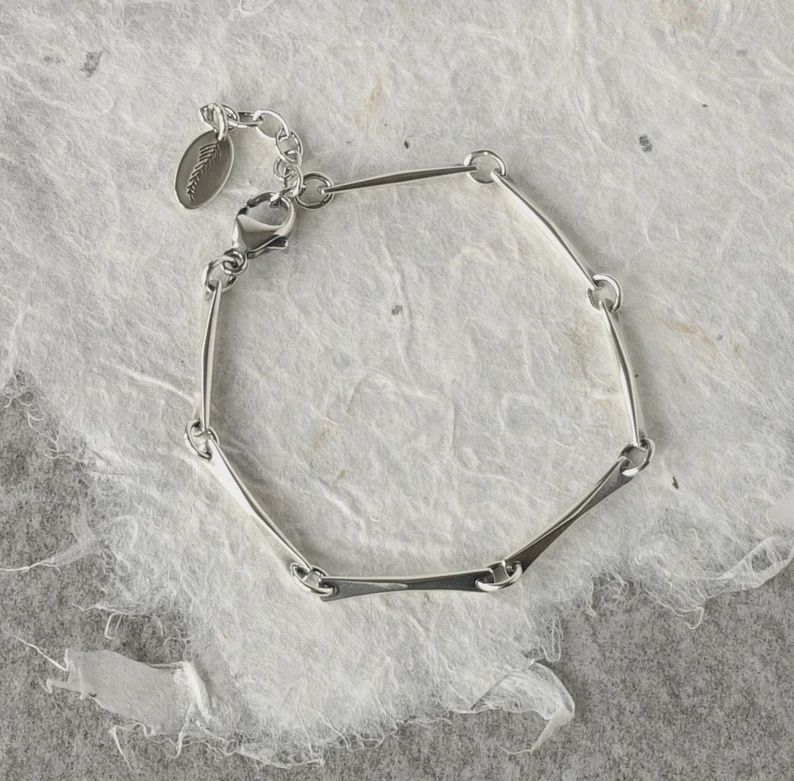 Littoral Bracelet Hand Forged Reed