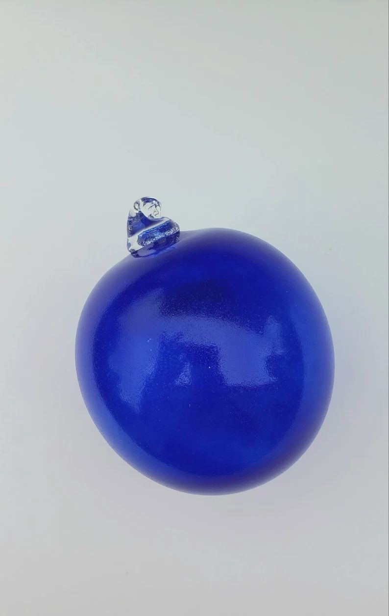 Small Mountain Studios Ornament Blue Christmas