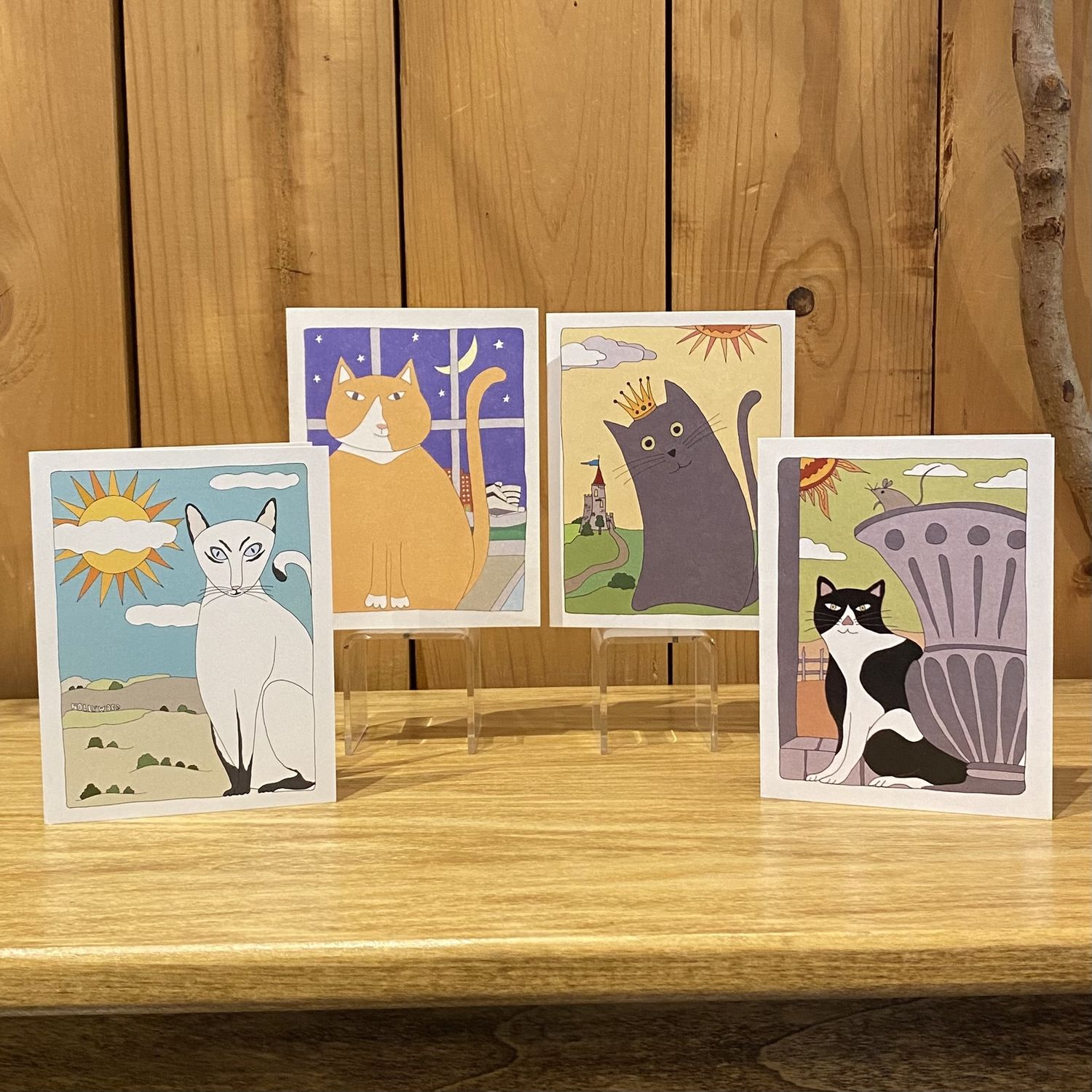 Stick With Mary Feline Friends Card Set
