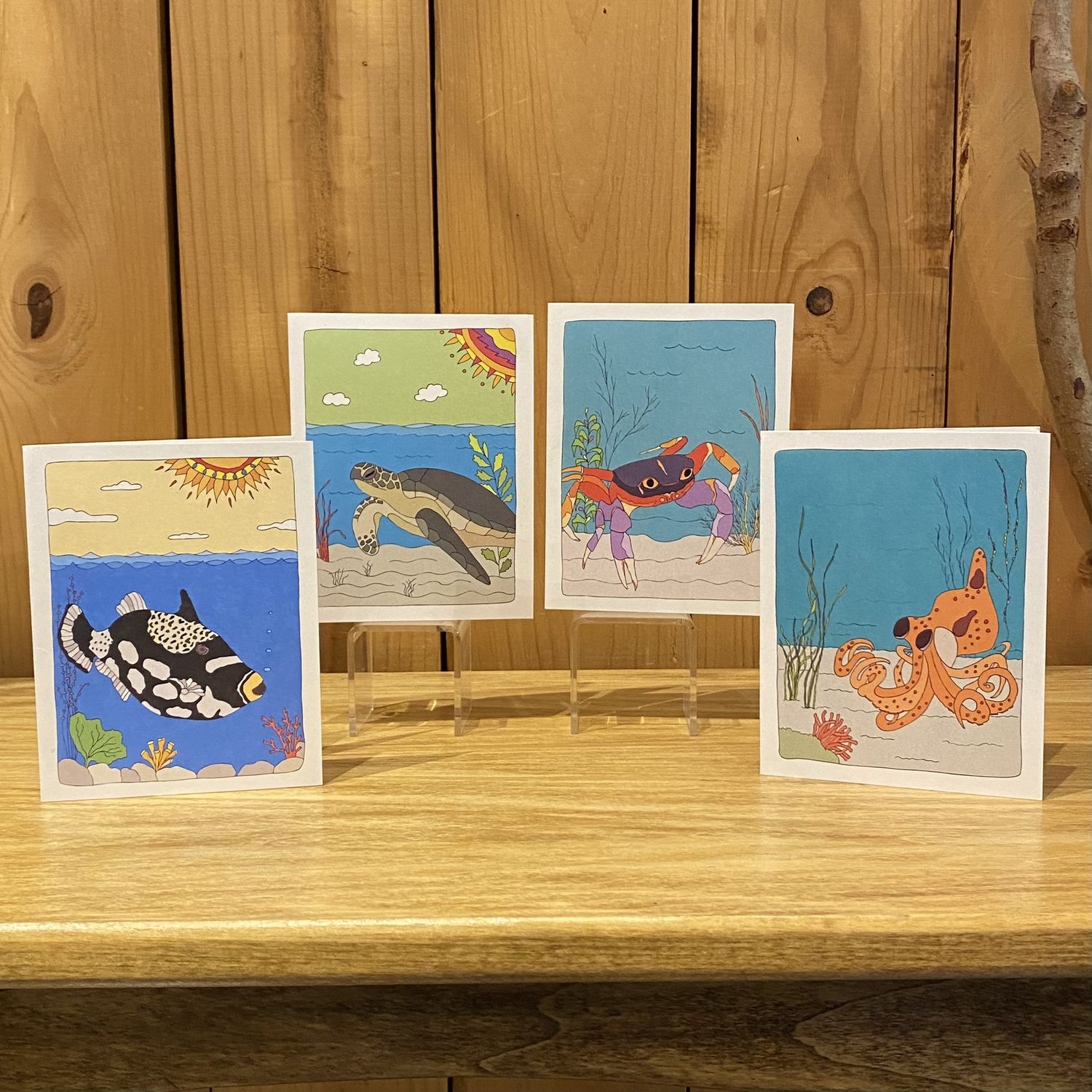 Stick With Mary Marine Life Card Set