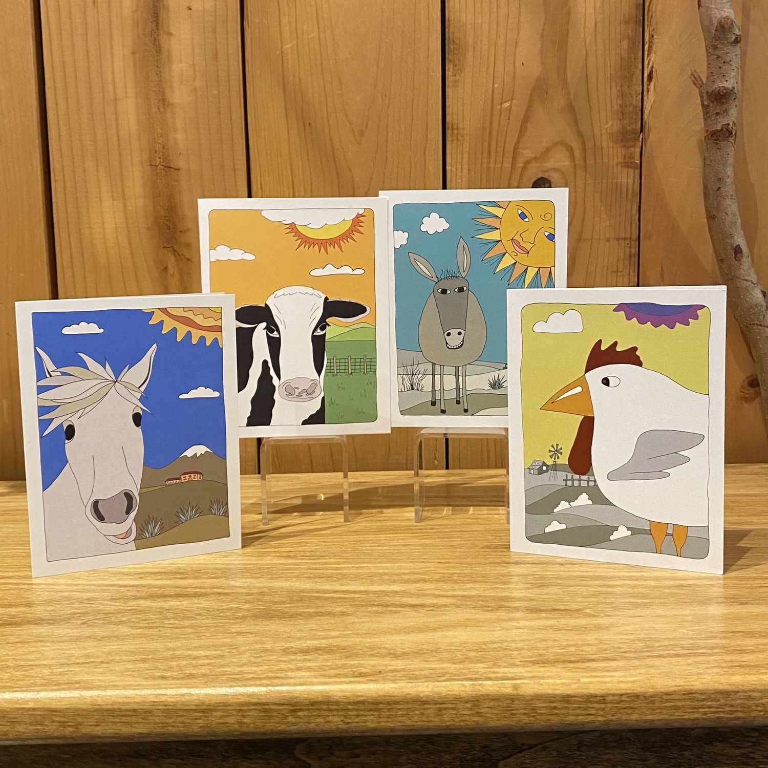 Stick With Mary Farm Country Card Set