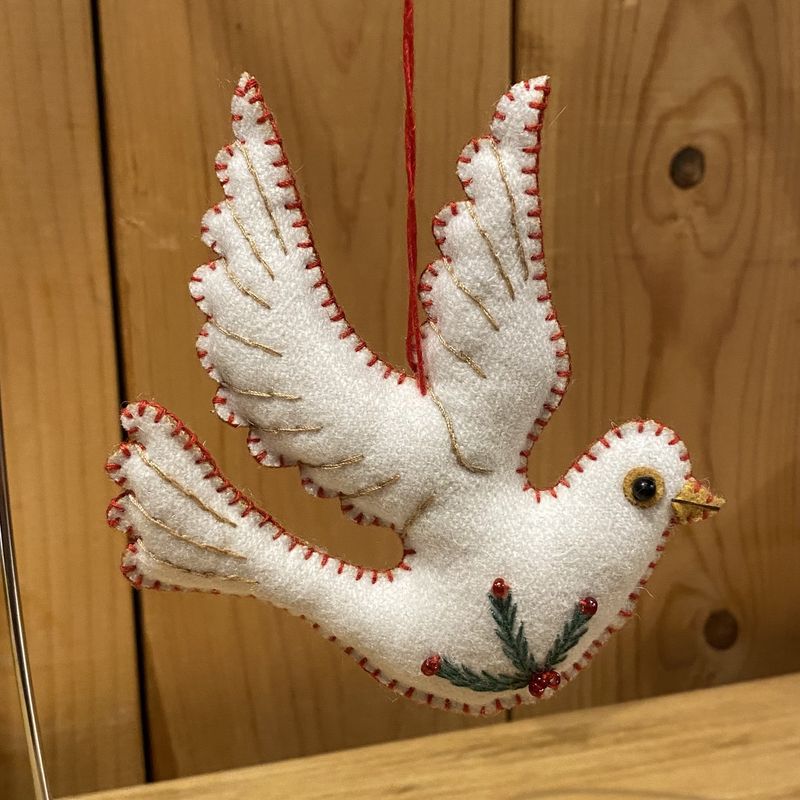 Promising Ornament Flying Dove