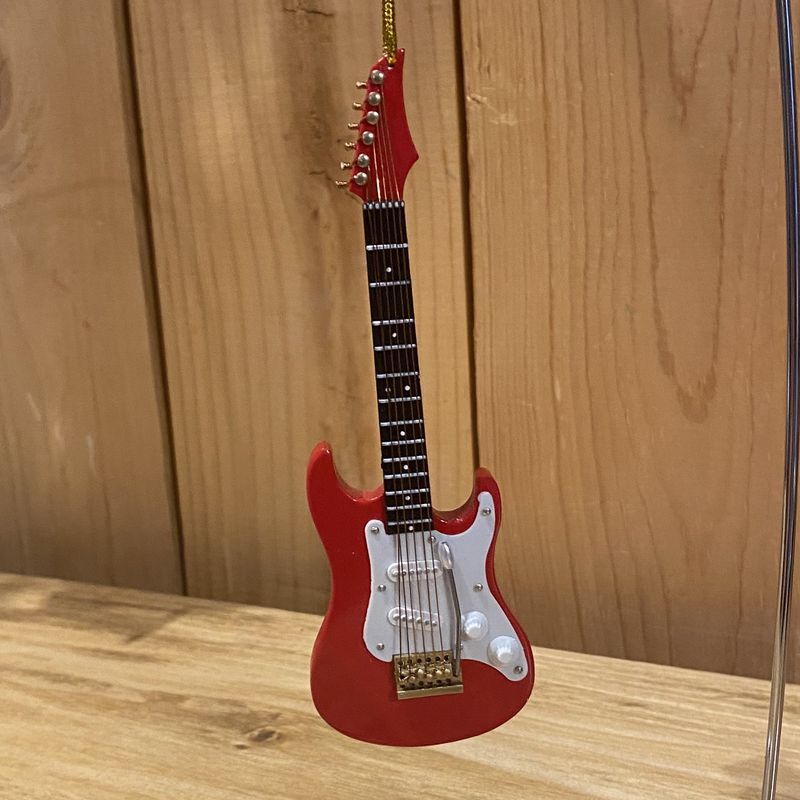 Broadway  Red Electric Guitar Ornament