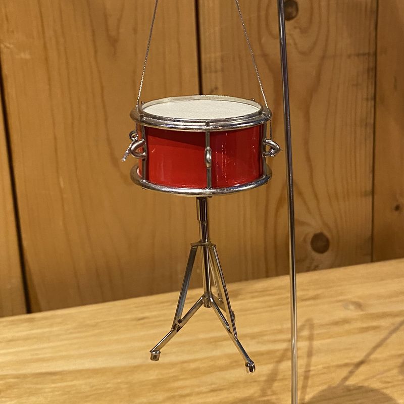 Broadway Red Snare Drum Ornament