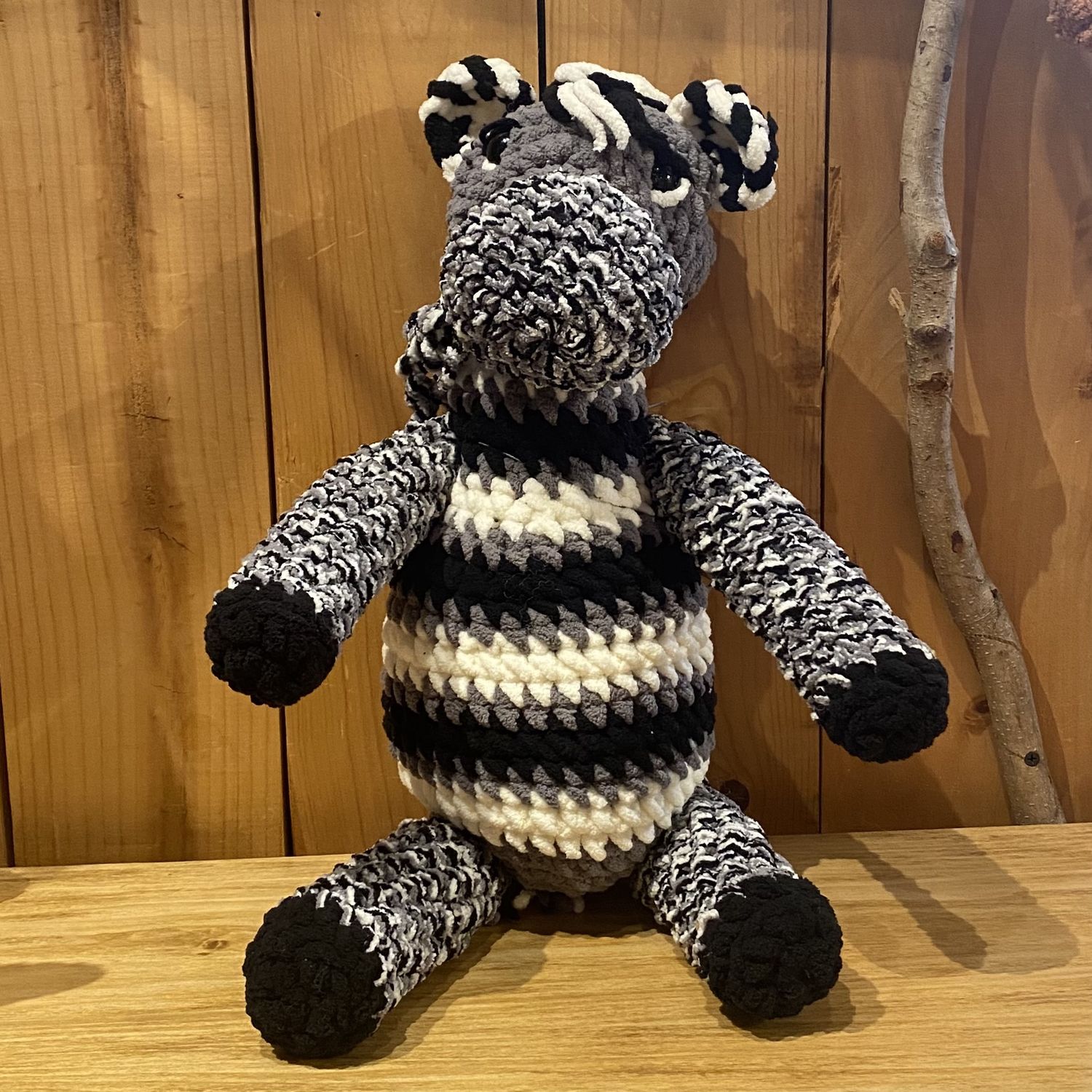 Patricia Stuffed Zebra
