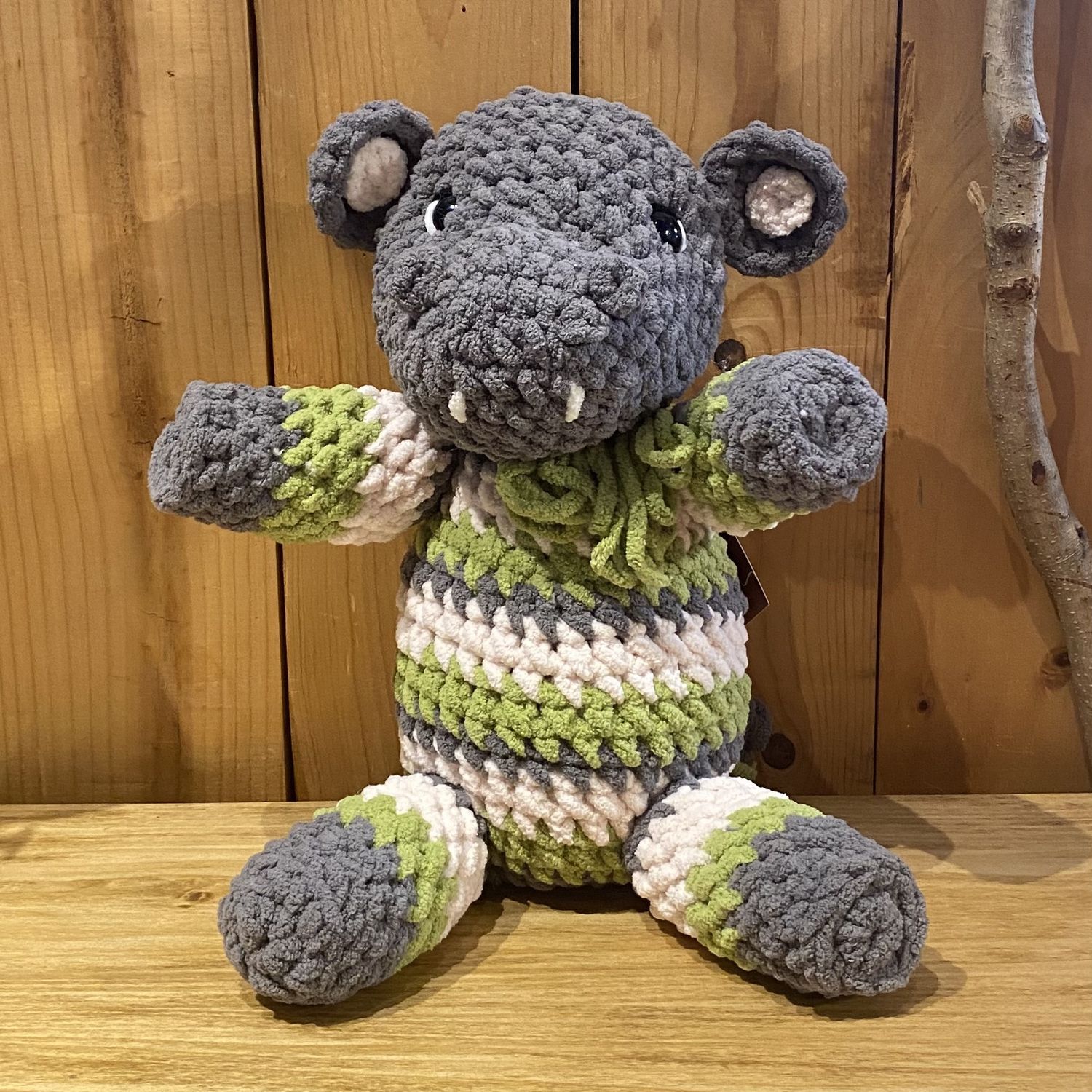Patricia Stuffed Hippo