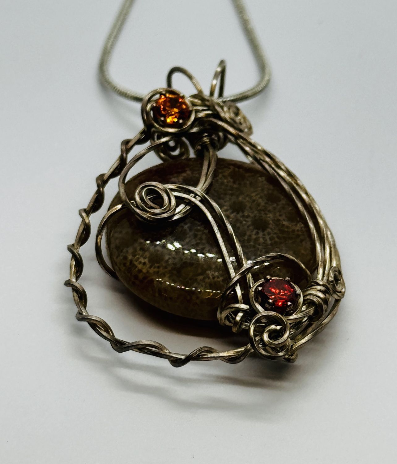 Coller Necklace Fossil Coral