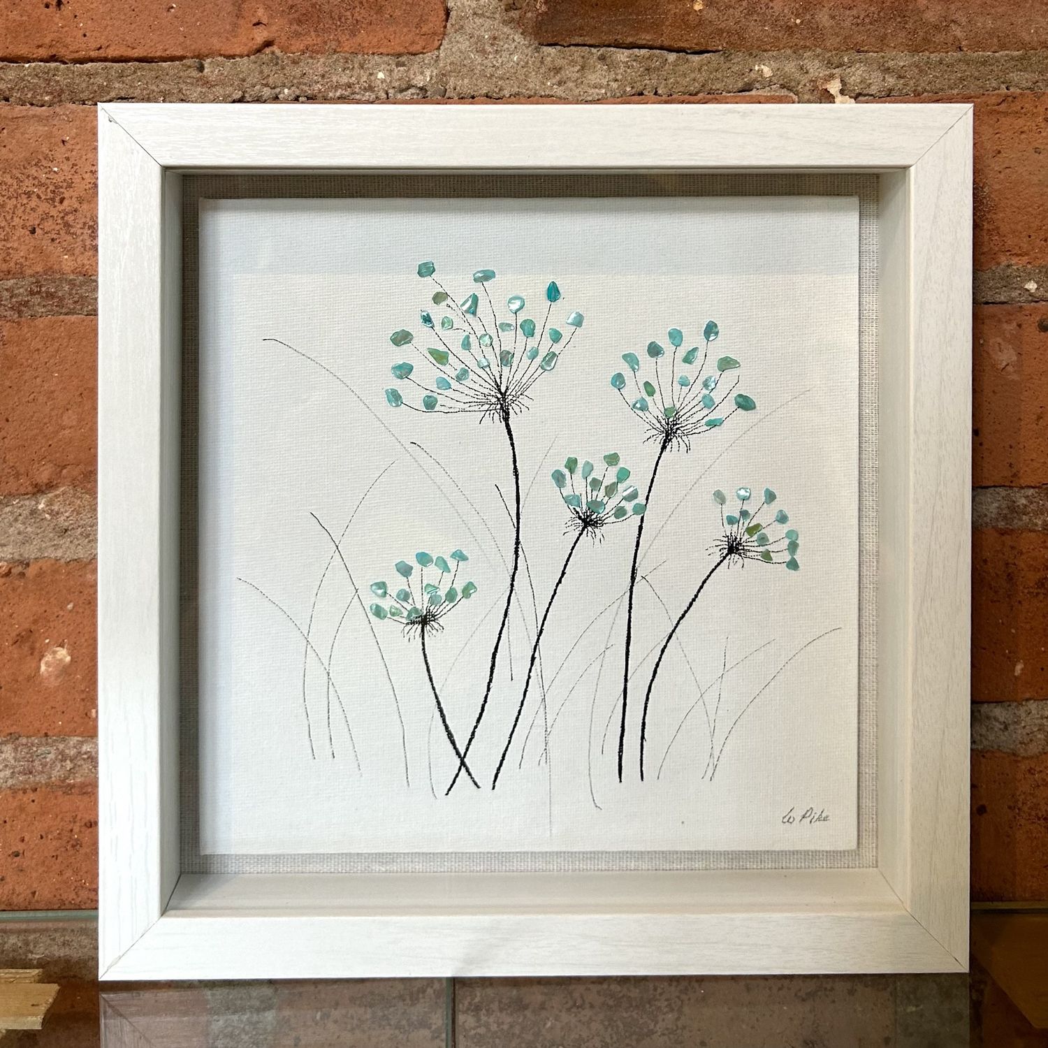 Pike Original &quot;Aqua Dandelion&quot; 9X9