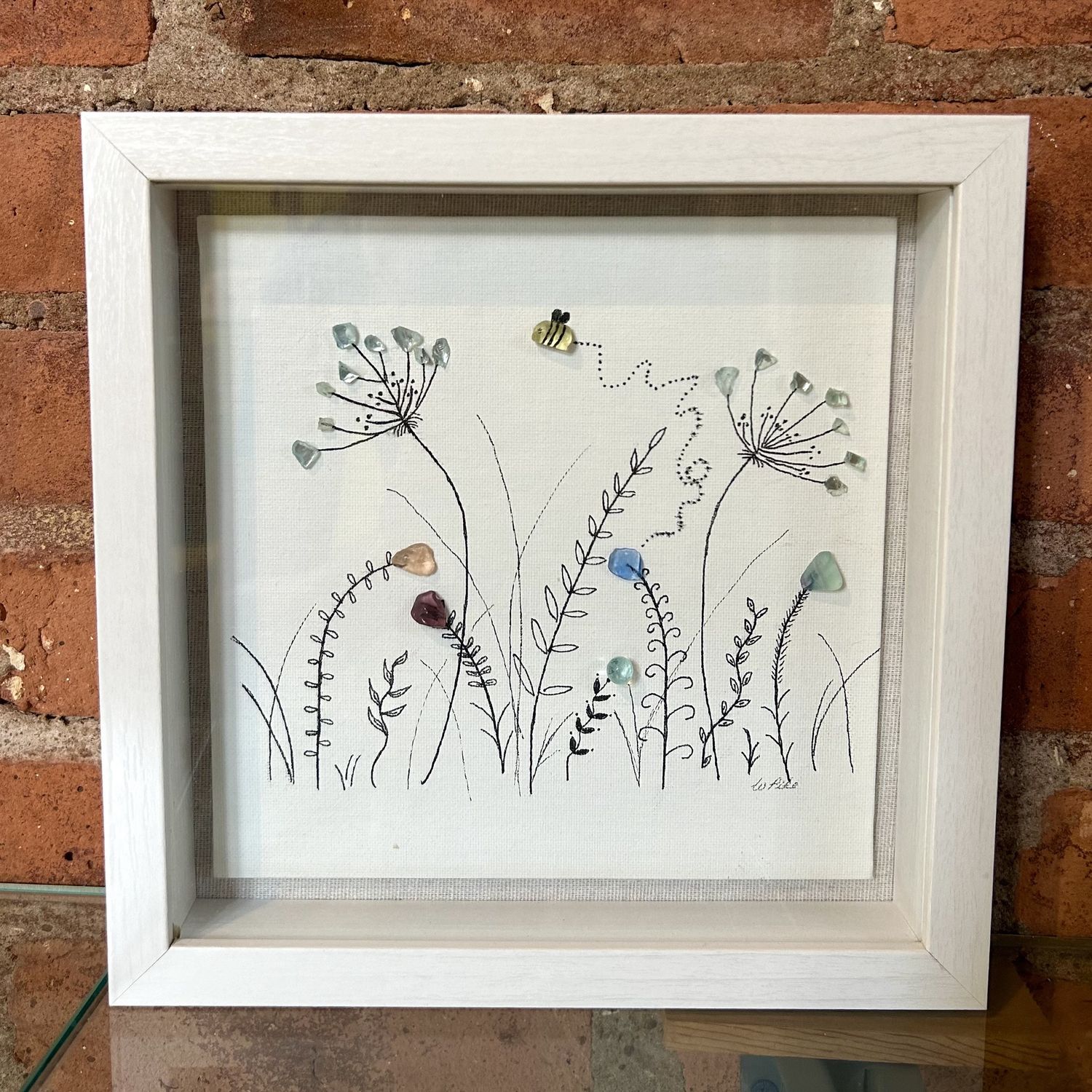 Pike Original &quot;Bee &amp; Flowers&quot; 9X9