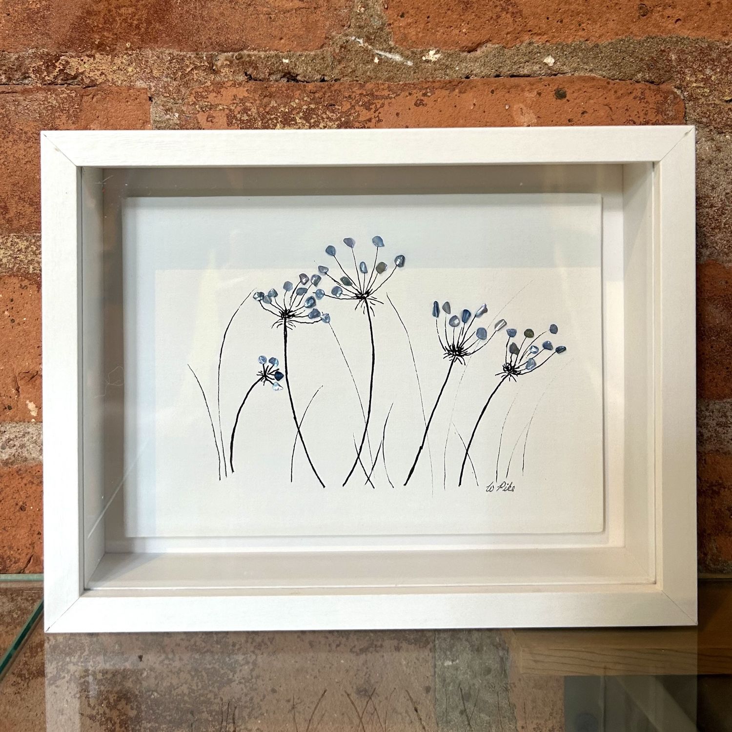 Pike Original &quot;Light Blue Dandelion&quot; 8X6
