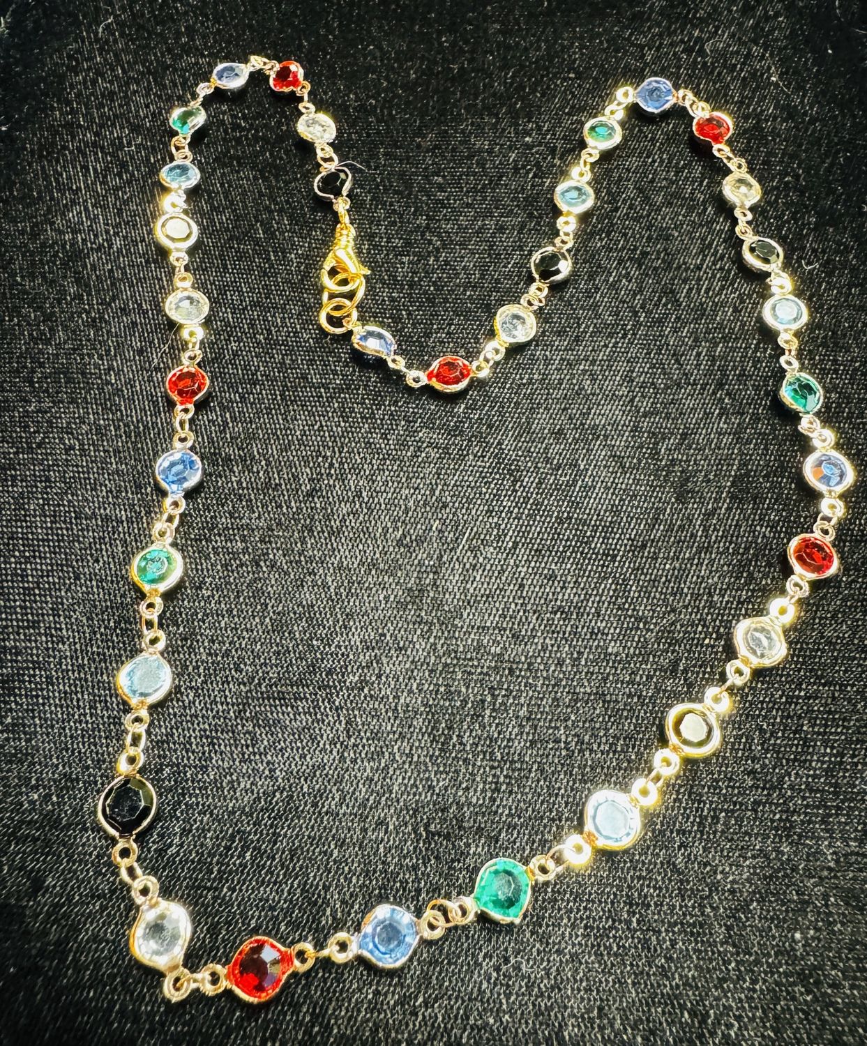 Very Visser Necklace GLass Multi Gold