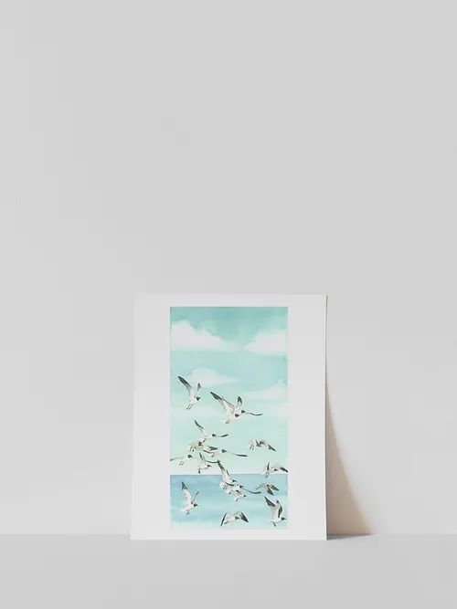 Vitticore Print Birds In Flight 8x10