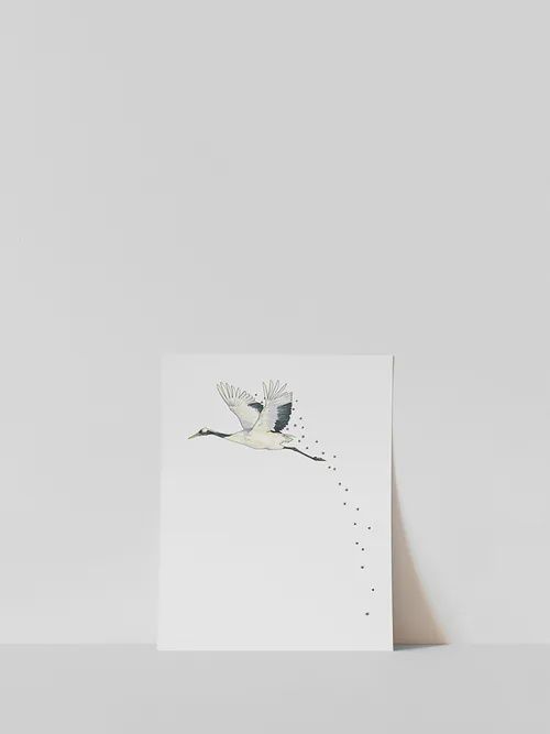 Vitticore Print Crane Blossom 8X10