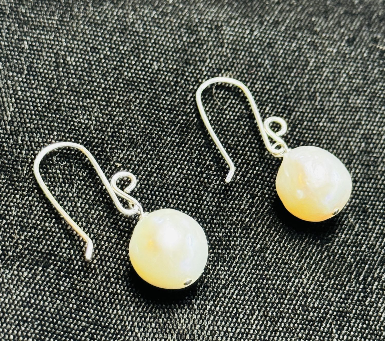 Robb Earrings Large Fresh Water Pearl Dangle