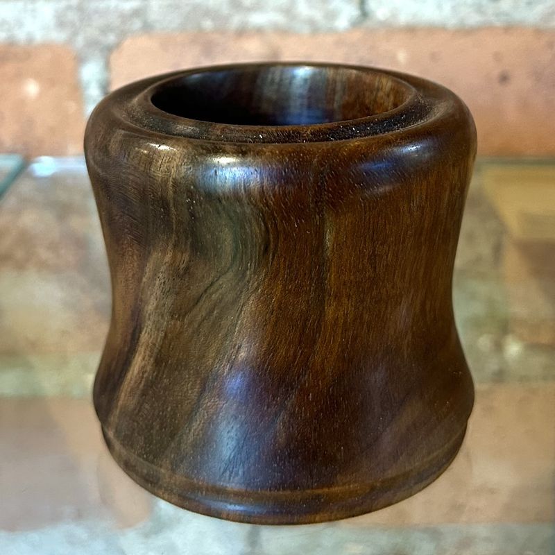 Russell Tea Light Candle Holder Walnut