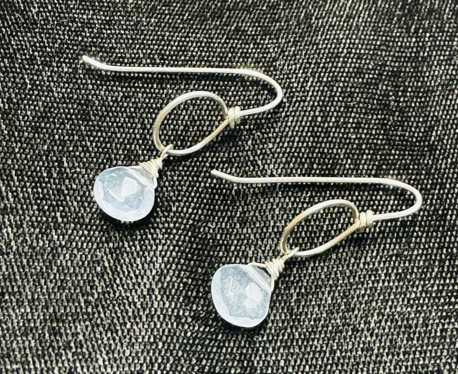 Robb Earrings Light Blue Topaz Dangle