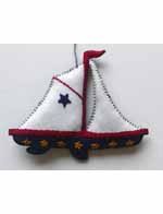 Promising Ornament Sailboat
