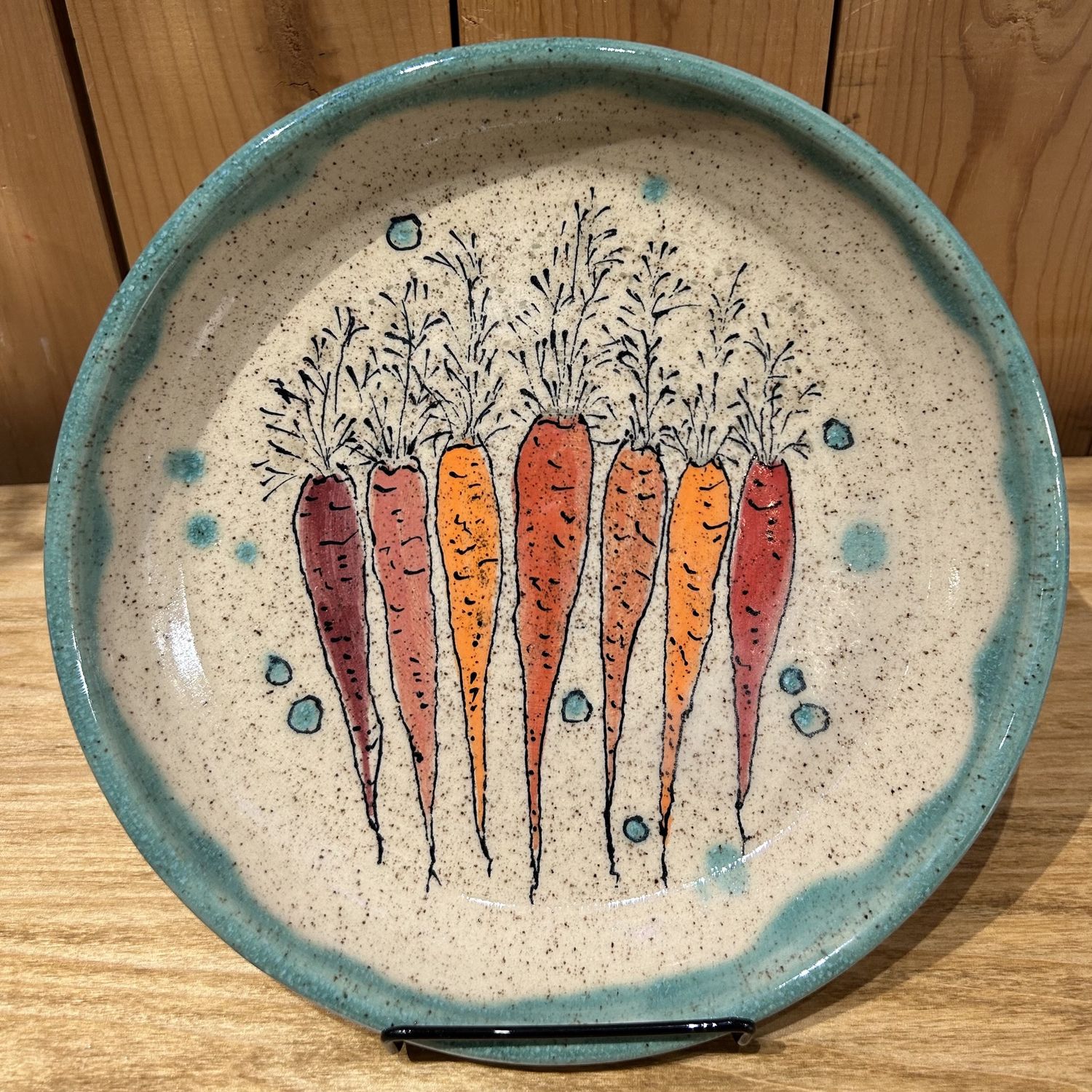Johnson Deep Dish Plate Carrots