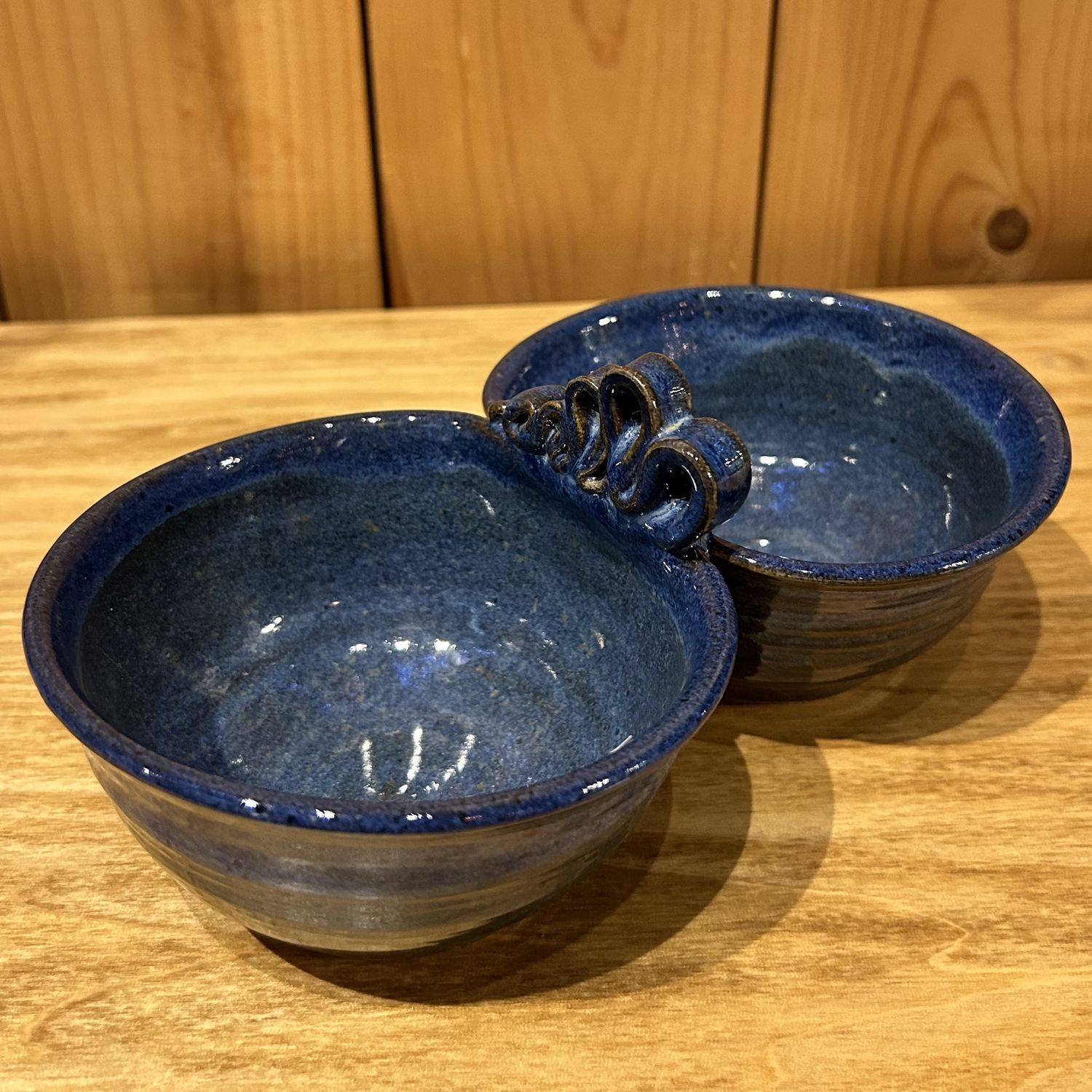 Johnson Double Bowl Deep Blue Two Tone