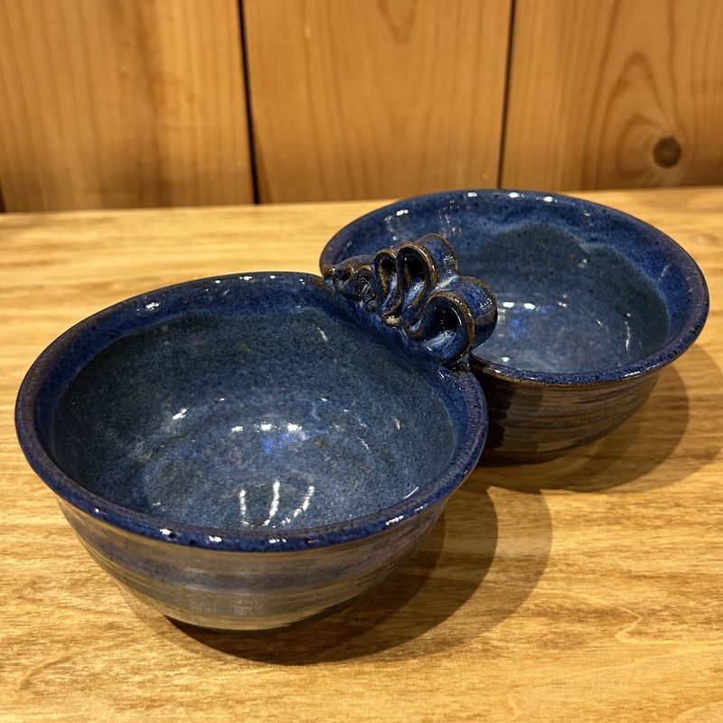 Johnson Double Bowl Deep Blue Two Tone