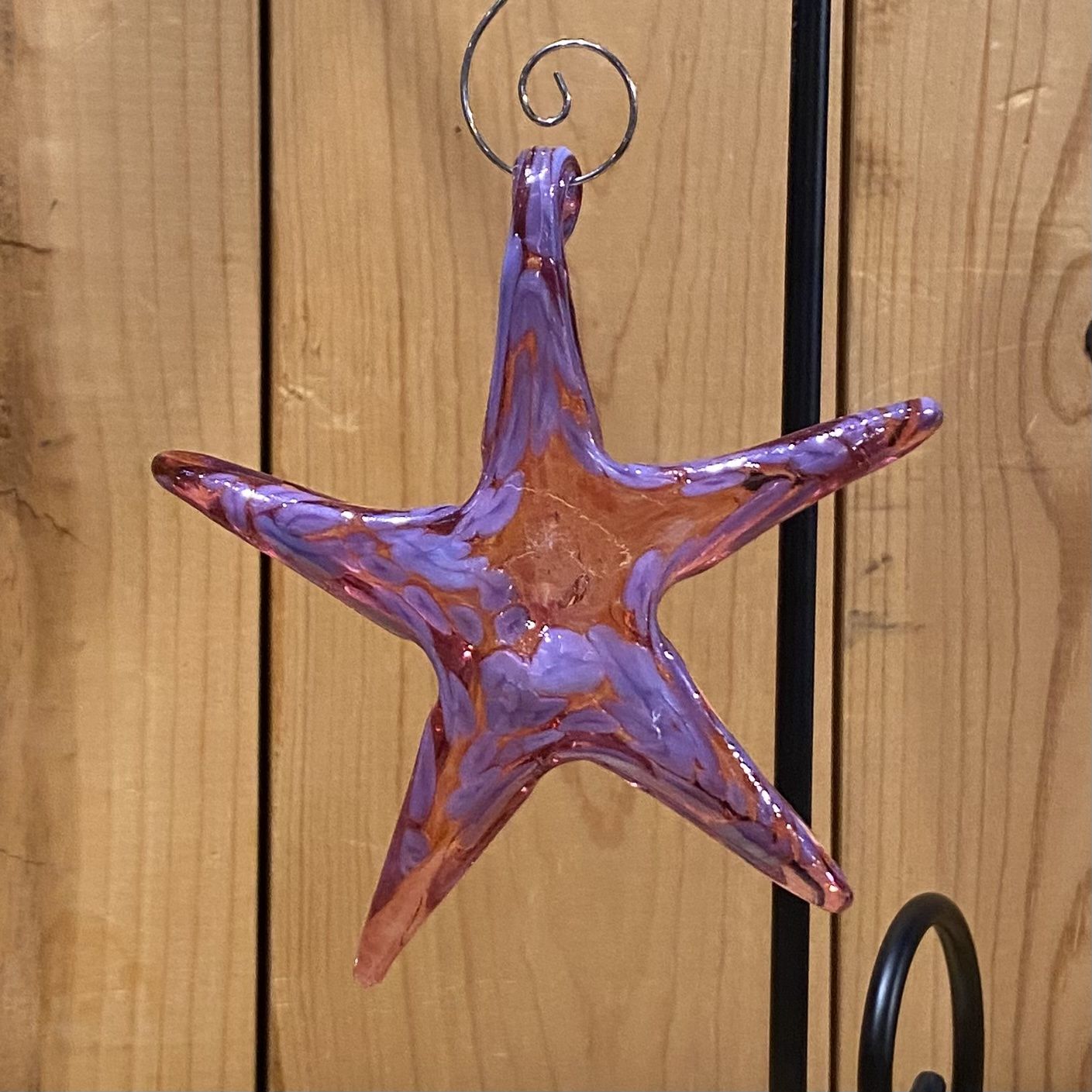 Shir Ornament Lavender/Pink Starfish