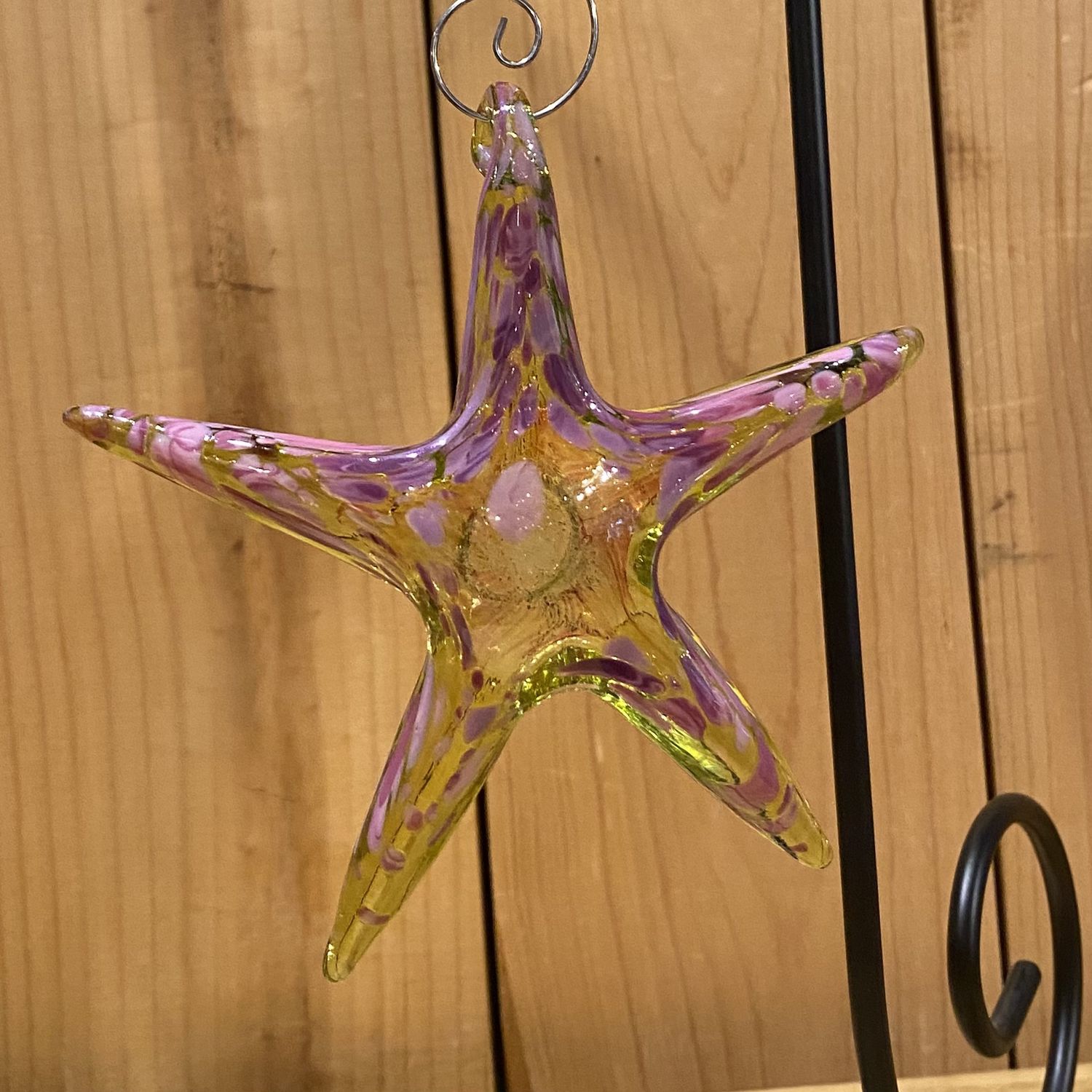 Shir Ornament Yellow/Pink Starfish