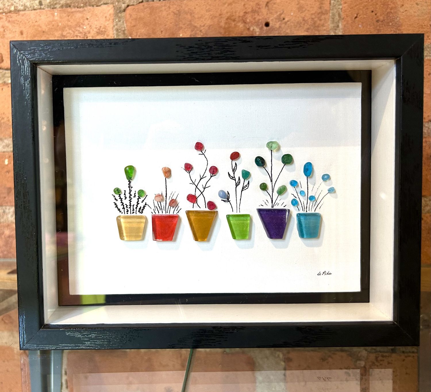 Pike Original &quot;Potted Flowers&quot; 8X6
