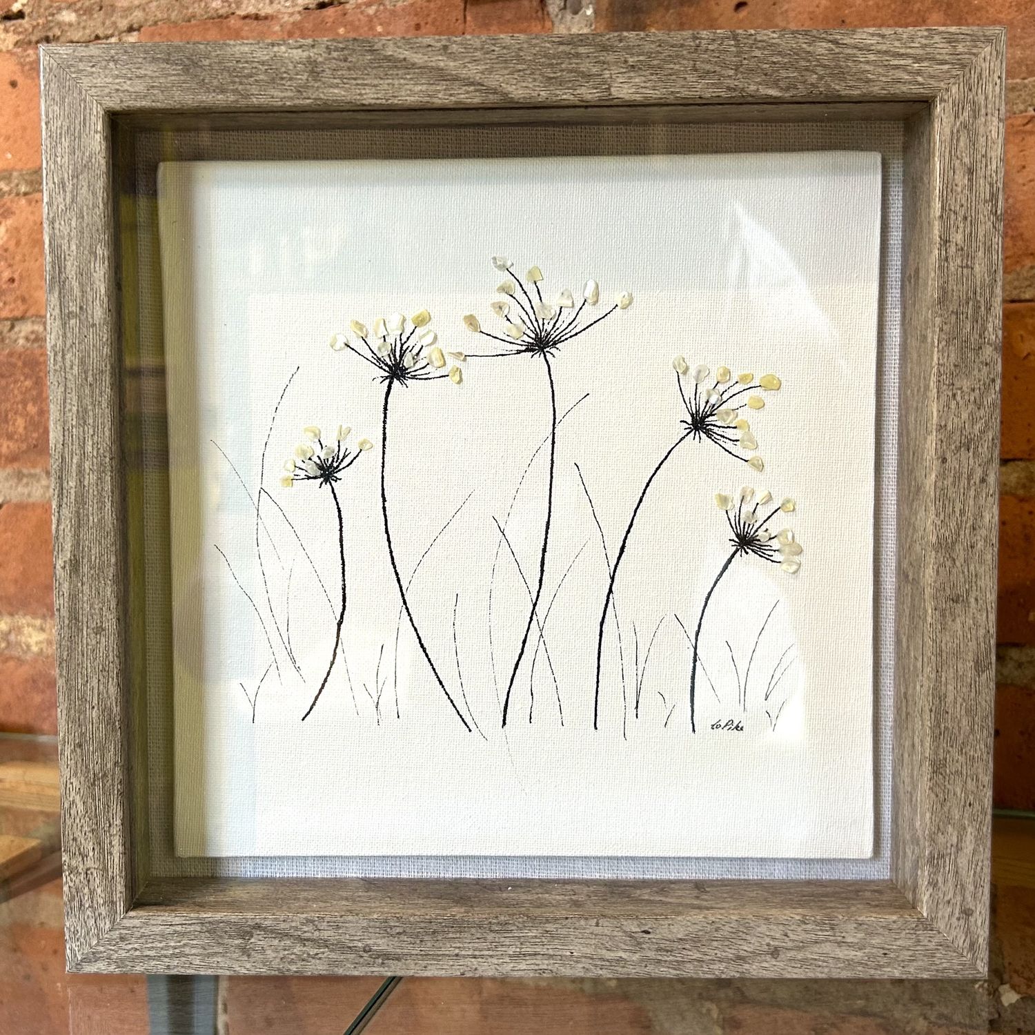 Pike Original &quot;Yellow Dandelion&quot; 9X9