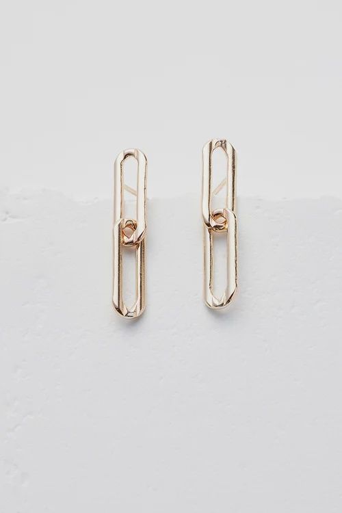 Zuzko Earrings Paper Clip Studs