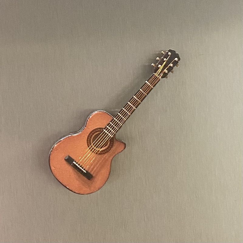 Broadway Brown String Guitar w/ Cut Away Magnet