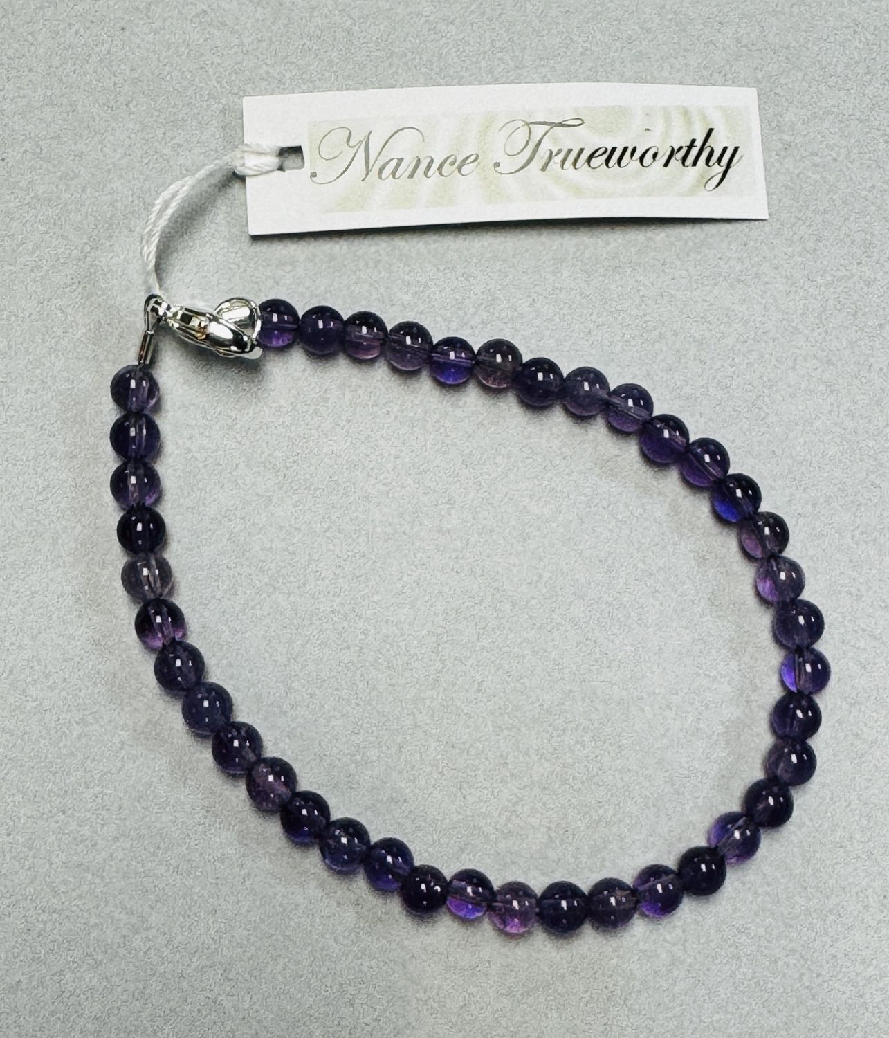 Trueworthy Bracelet Round Amethyst