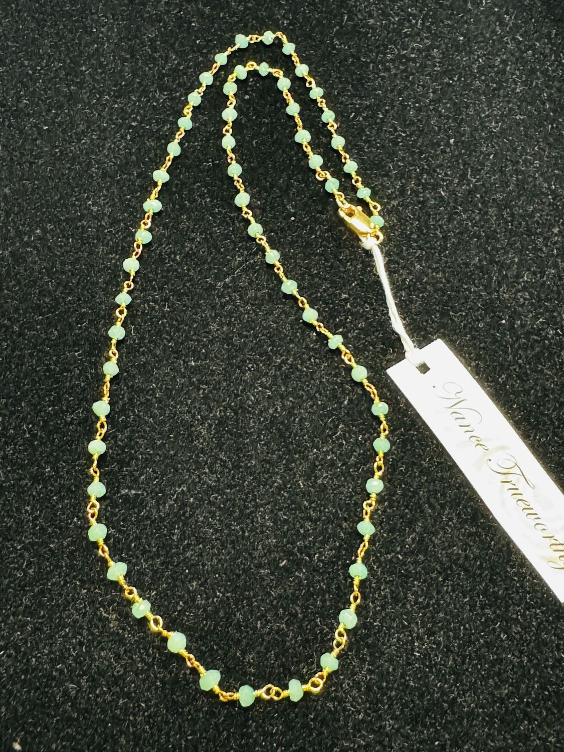 Trueworthy Necklace Chrysoprase Rosary