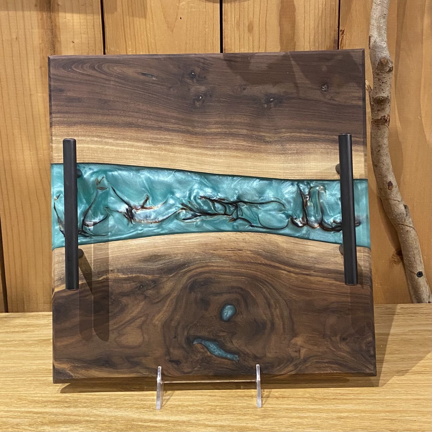 GM Charcuterie Board Walnut Turquoise