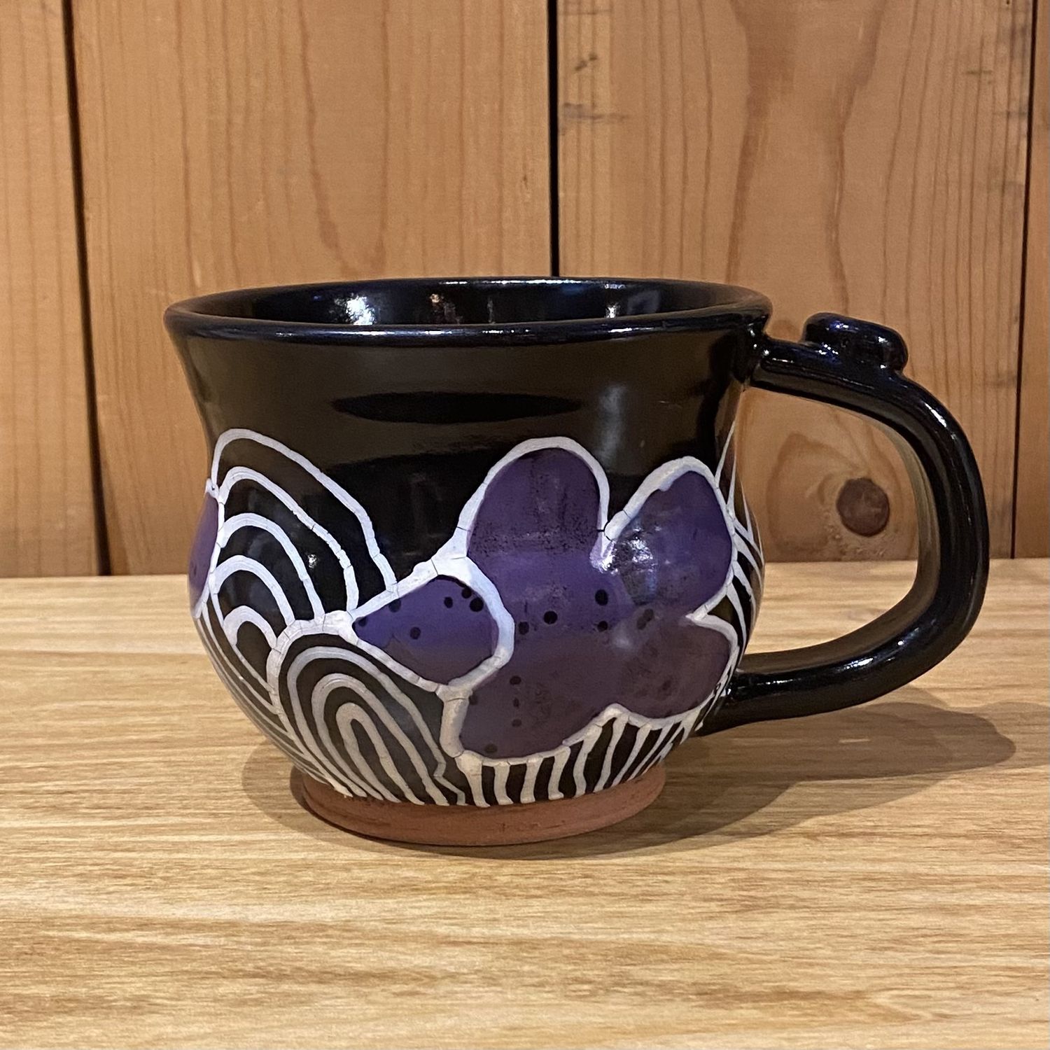 Okechukwu Mug Black Ankra White/Purple