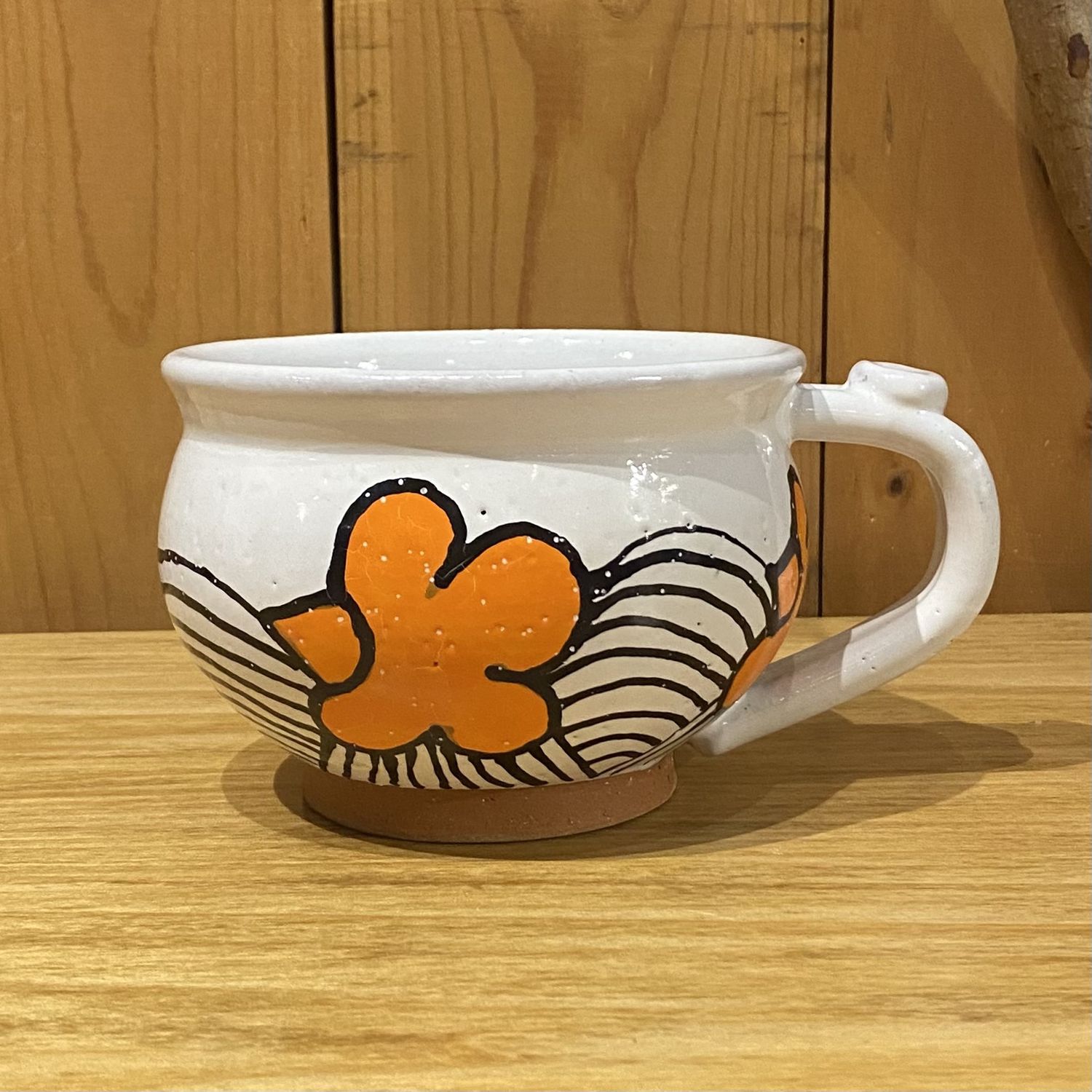 Okechukwu Mug White Ankra Black/Orange