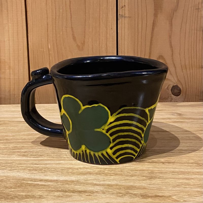 Okechukwu Mug Black Ankra Yellow/Green