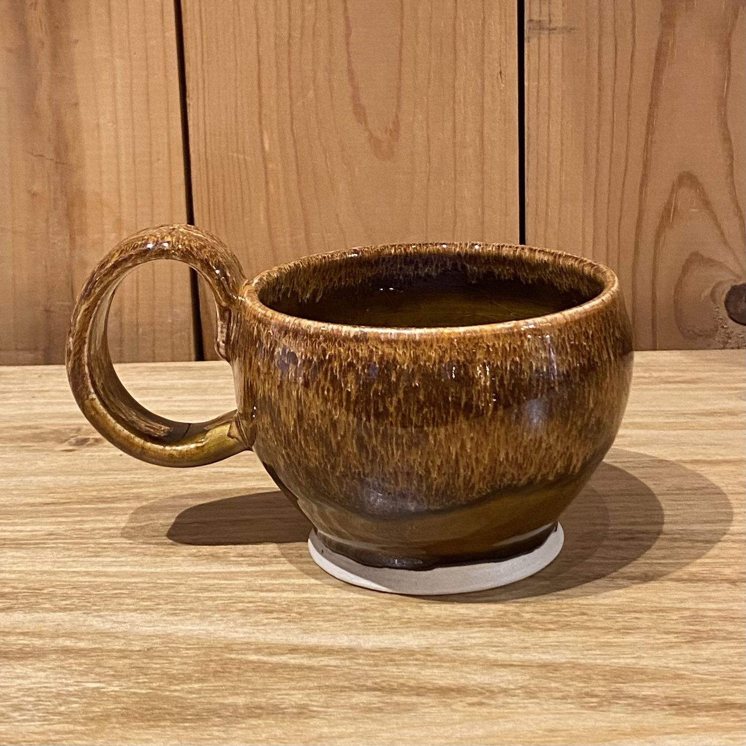 Okechukwu Mug Brown w/ Blue Interior 7