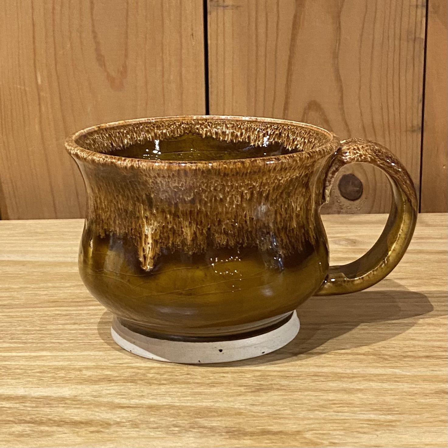 Okechukwu Mug Brown w/ Blue Interior 6